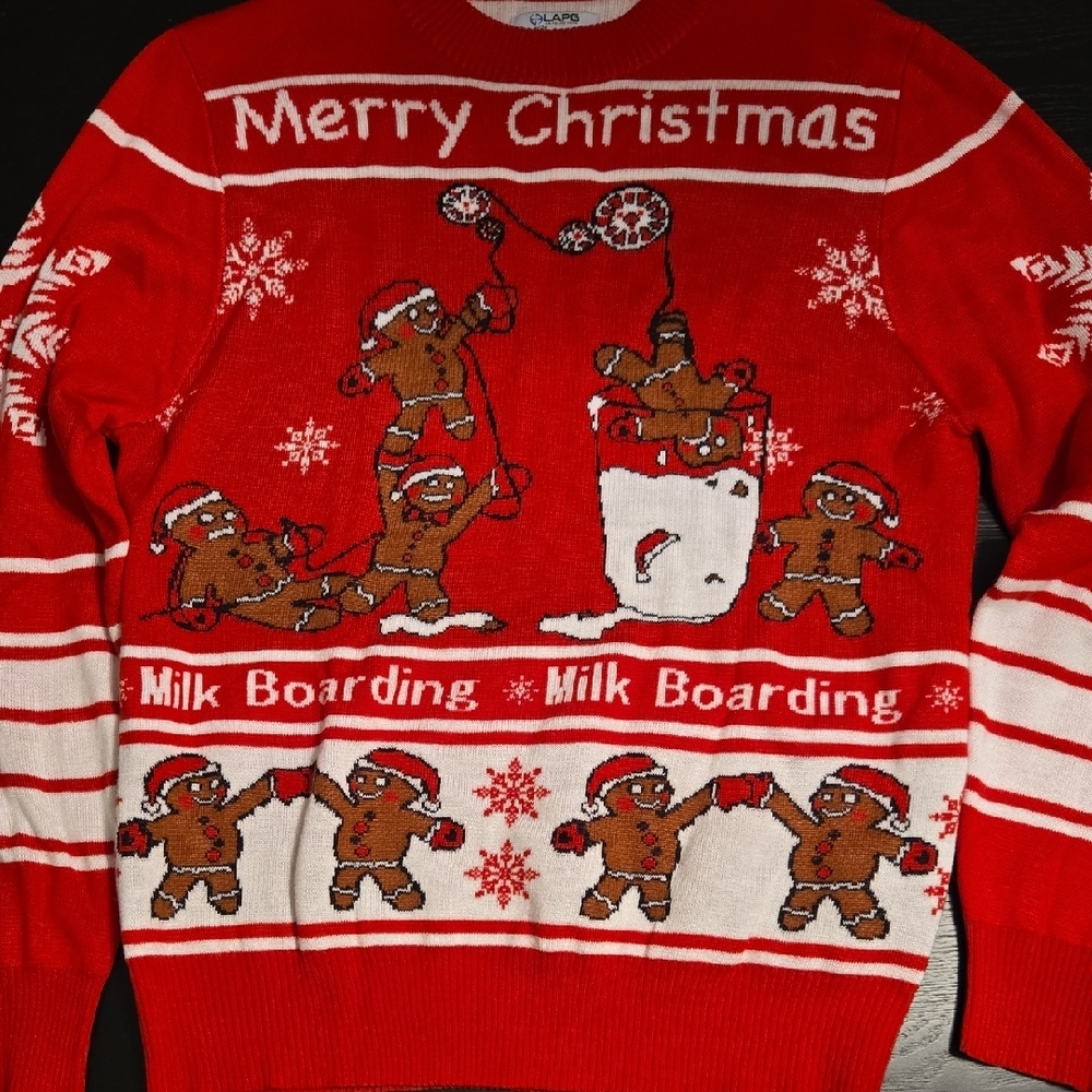 Ugly Christmas Sweater - Adult Themed - Mens Large